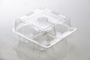 Cake Container Clamshell 4d Transparent